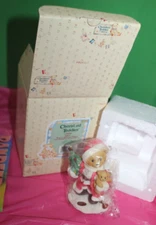 Enesco Cherished Teddies Figurine Klaus Bearer of Good Tidings 176036  1996