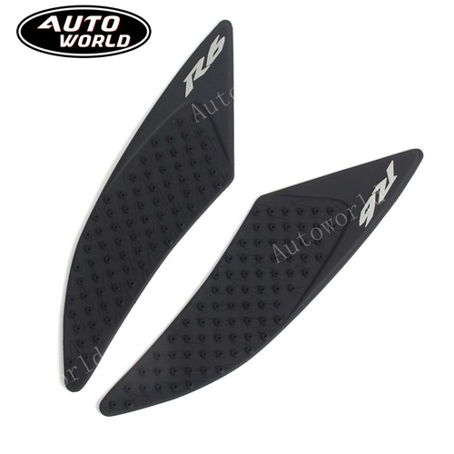 Pegatinas para almohadillas laterales del tanque de combustible para Yamaha YZF R6 YZF-R6 2017 - 2021 2018 2019 - Imagen 1 de 5