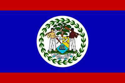 Miniflag Belize 10 x 15 cm Fahne Flagge Miniflagge