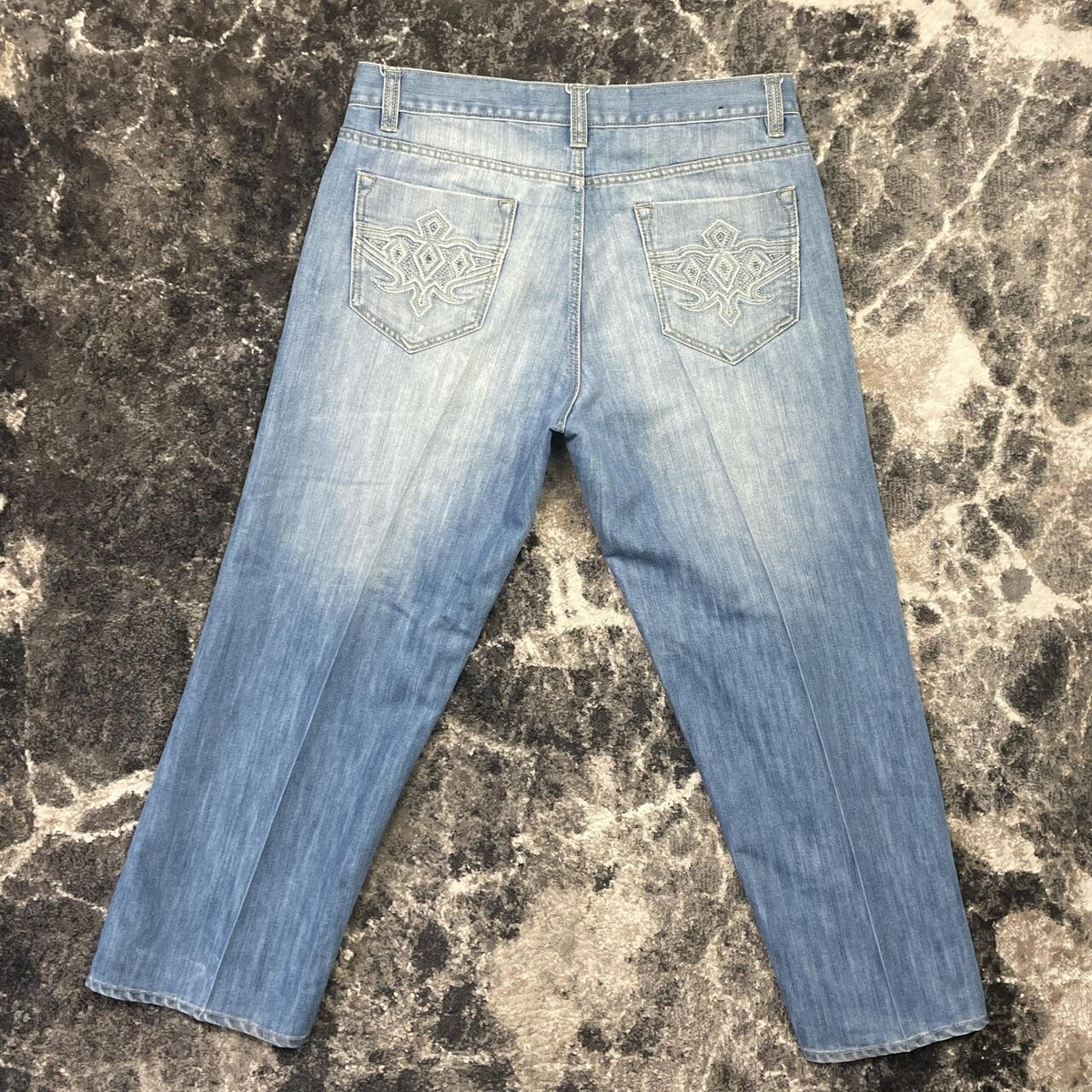 Vintage Avirex Jeans Mens 36x30 Baggy Y2K Embroidered Pants Vintage Avirex Jeans Mens 36x30 Baggy Y2K Embroidered Pants
