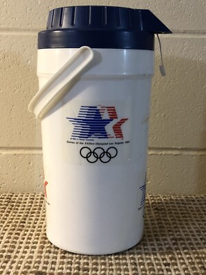 Vintage Aladdin's Pump A drink Jug 1984 Olympic Los Angeles XXIII RD