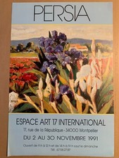 Affiche - Alfred Persia - Espace Art 17 International - Montpellier - 1991
