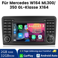 F&uuml;r Mercedes-Benz ML-W164 ML500 GL-X164 G420 Android 13 Autoradio GPS Navi 2+32G