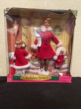 BARBIE HOLIDAY SISTERS Gift Set STACIE BARBIE KELLY DOLLS (1999) Christmas 