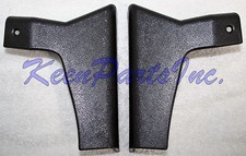 1988-1989 Corvette C4 Convertible Interior Lock Trim Pillars New Pair In Black
