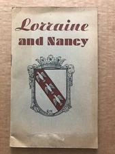 Vintage LORRAINE AND NANCY Booklet WWII US Army Education Maps Pictures
