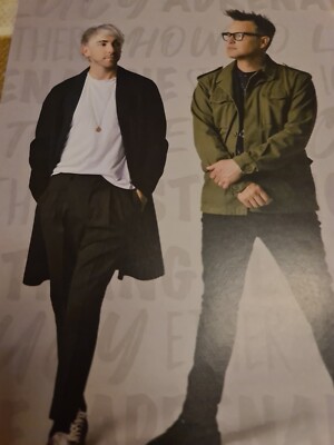 MARK HOPPUS BLINK 182 ALEX GASKARTH ALL TIME LOW A4 POSTER ROCK SOUND 