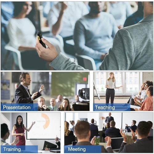 2.4 GHz USB Presenter Powerpoint Clicker Präsentation Fernbedienung Wireless ~ - 第 3/13 張圖片