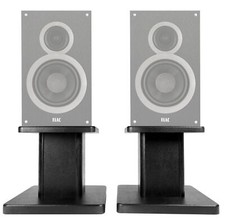 2 8 Black Bookshelf Speaker Stands For ELAC B6 Bookshelf Speakers