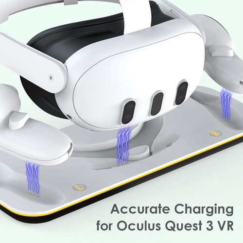 Dobe Charging Dock Station for Oculus Meta Quest 3 Headset and 2 Controllers - Picture 4 of 7