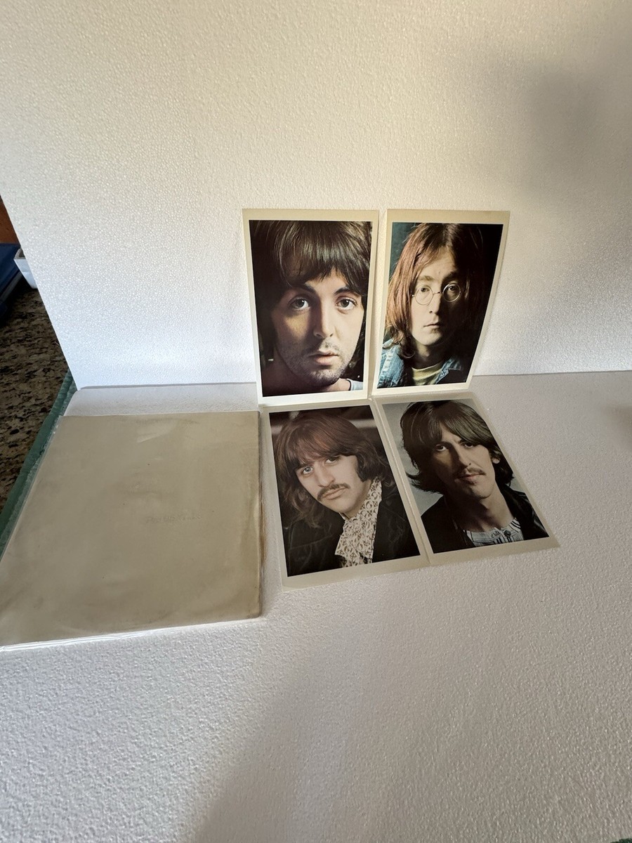 RARE Black VINYL THE BEATLES ‎White Album 2xLP Apple PCS 7067/8 w