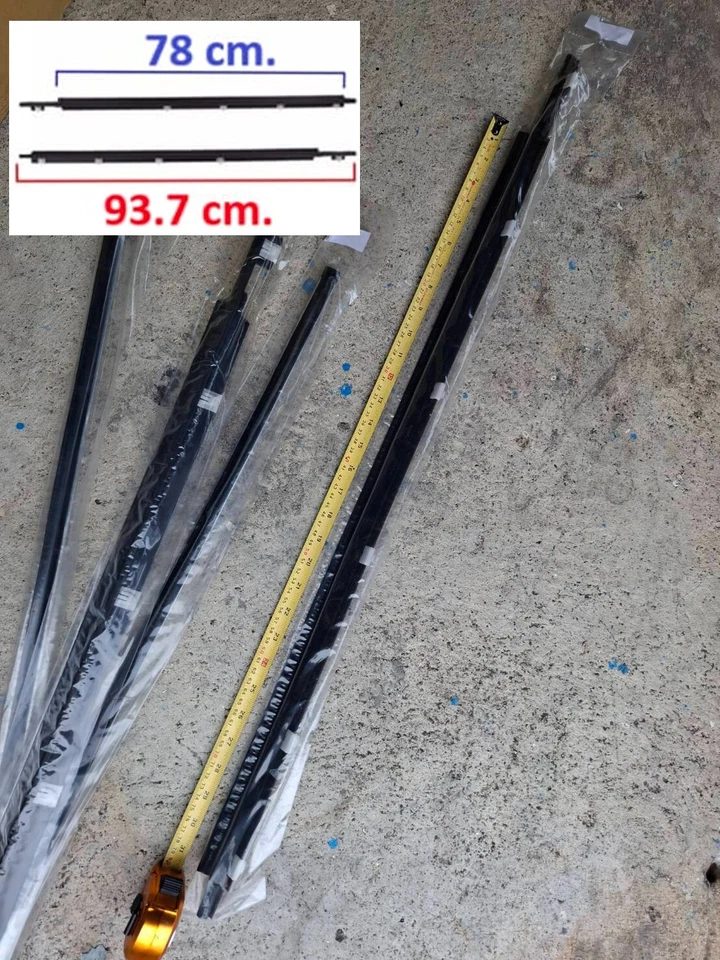 Cinturón de puerta interior exterior para Mitsubishi Mighty Max L200 L250 1987-1996 Foto 4 de 4