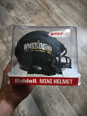 WWE WrestleMania 39 Goes Hollywood Riddell Mini Helmet 