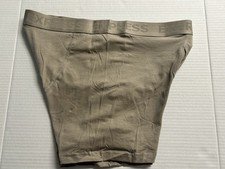 Express Cotton Stretch Fly Front Boxer Briefs, Large 36-38, Tan, NWOT