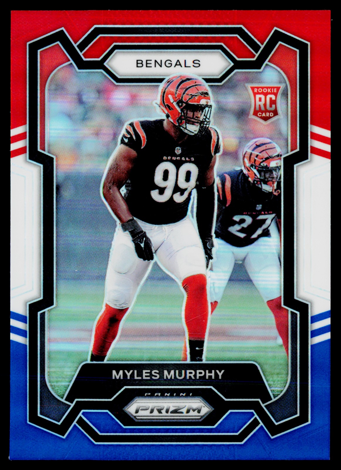 2023 Panini Prizm #320 Myles Murphy Red White and Blue B14