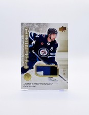 2024-25 Upper Deck Premier Josh Morrissey Gold Premium Mem /25 Jets #18