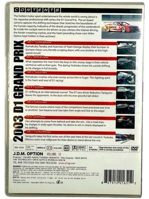 JDM Option International Vol 12 DVD 2003 D1 Grand Prix Drift