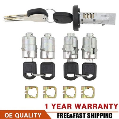 Fit Chevy Express Van 2010-2014 Ignition & 4 Door Lock Cylinders W/ Keys