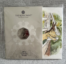 2022 Disney Classic Winnie the Pooh & Friends 50p Royal Mint BUNC Sealed NEW