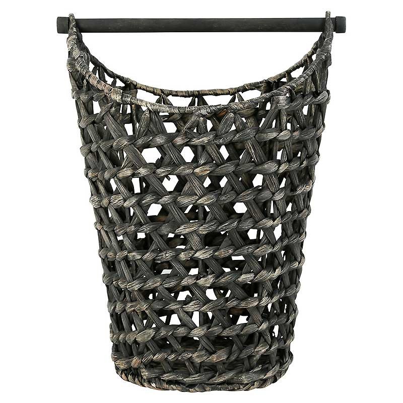Panier Celebes noir rigide à grande capacité de rangement