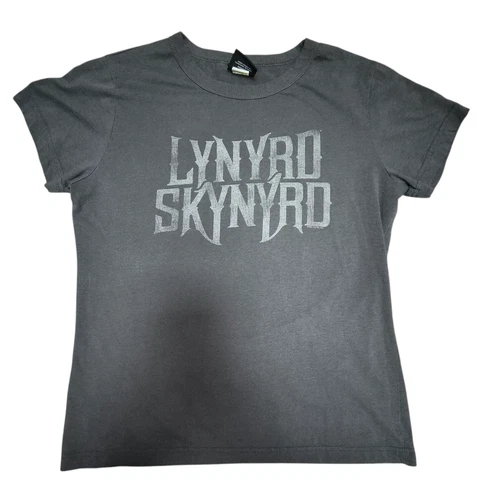 Junk Food Lynyrd Skynyrd Swamp World Tour Grey Women Vintage vintage concert t-shirt, vintage, size XL, single stitch, B+ condition