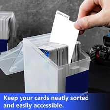200PCS White Trading Card Dividers,Paper Divider Cards Organizer for Sport Game