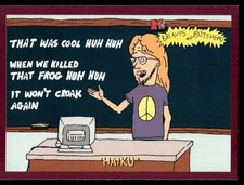 Beavis and Butthead 1994 MTV TV Show Card #3869 (NM)