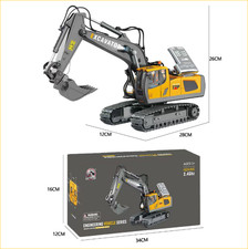 Three-in-one Aluminum Alloy Toy Excavator, 13...