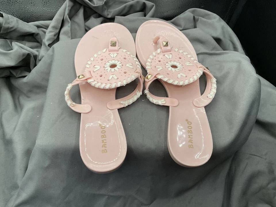 Sandalia mujer rosa bambú talla 10~ Foto 4 de 4