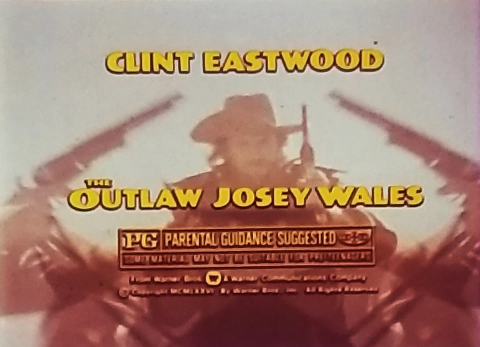 THE OUTLAW JOSEY WALES (1976) TV Commercial ~ Clint Eastwood ~ 16MM