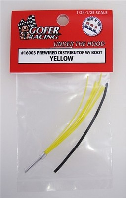Gofer Racing 16003 Wired Distributor W/Boot Yello