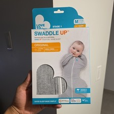 Love to Dream Swaddle up Original Gray Medium 13-19lbs