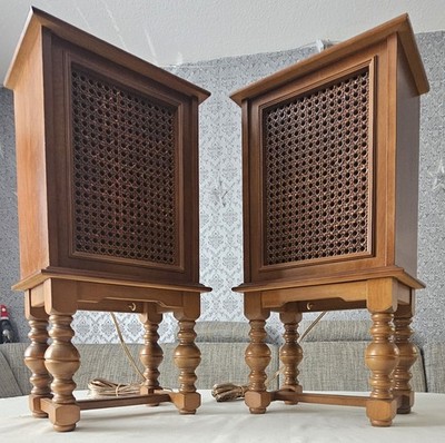 Standbox Studio 4600 HiFi Lautsprecher Vintage Boxen Paar 4Ohm 3-Wege Retro Holz