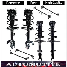 Front & Rear Struts W/Sway Bar for 2012 2013 2014 2015 2016 Toyota Camry 3.5L
