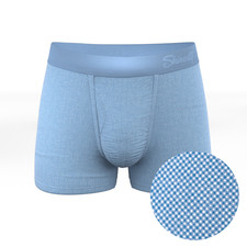 Shinesty Chambray All Day Blue Ball Hammock  Pouch Trunks Underwear