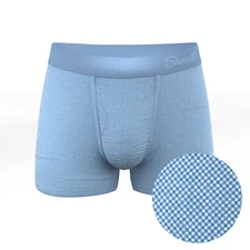 Shinesty Chambray All Day Blue Ball Hammock® Pouch Trunks Underwear