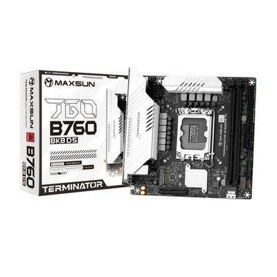 MAXSUN ms-terminator b760bkb d5 wifi socket 1700 moederbord (zwar