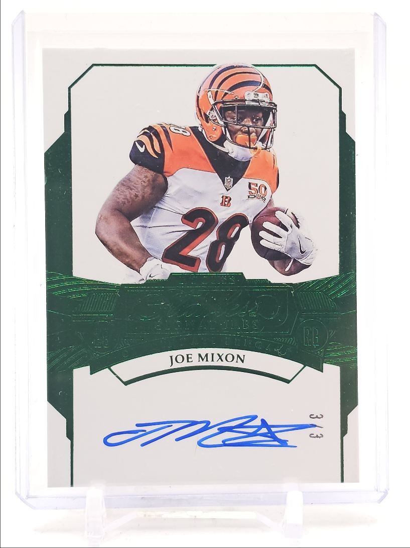 Joe Mixon Panini Flawless Rookie Signatures #RSJM Emerald