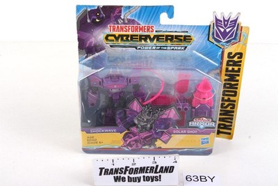 Transformers Cyberverse Spark Armor Battle Class Shockwave Solar Shot Sealed
