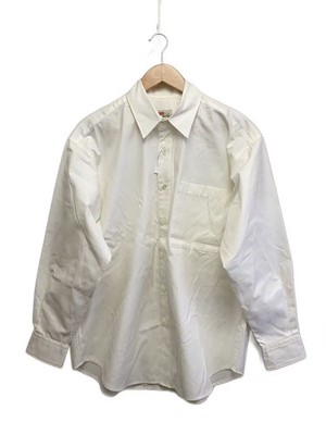 Traditional Weatherwear Long-Sleeve Shirt, Size M, Cotton, White, Solid Color, G