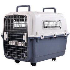 Elevon Plastic Kennels, Plastic Dog Crate, Airline Approved Pet Carrier for D...