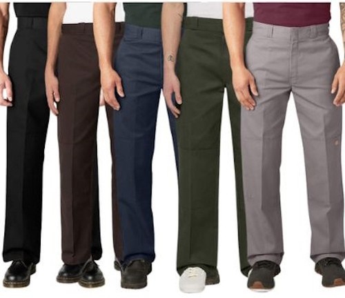 Dickies Mens Loose Fit Double Knee Uniform Work Pants Trousers 85283 - Dark Navy
