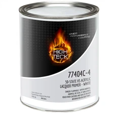 High Teck Products 77404C-4 50-State High Solids Acrylic Lacquer Primer-white-QT