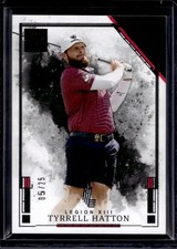 2025 Panini Impeccable LIV #26 Tyrrell Hatton Silver 5/25