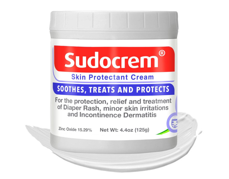Sudocrem Diaper Rash Cream 4.4oz – Soothes, Treats & Prevents Irritation