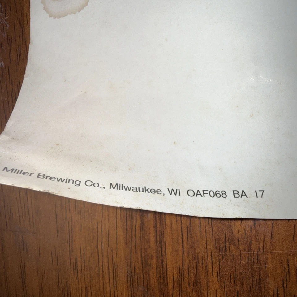 1994 Miller Genuine Draft - RUSTY WALLACE Nascar Poster MGD Racing Team - Image 2 of 4