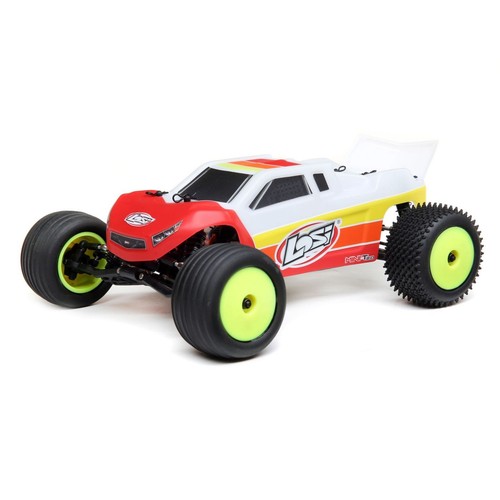 Losi RC Mini-T 2.0 V2 Stadium Truck Brushless 2WD 1:18 RTR Rot - Bild 2 von 12