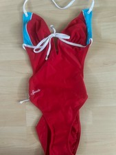 Speedo Damen Badeanzug Bademode Rot Blau Wei�...