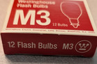 Vintage Westinghouse M3 Flash Bulbs - Partial Box - 9 Bulbs - Nice Display Piece — photo 5