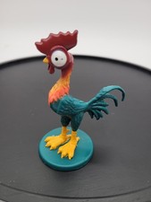 Hei Hei Disney Moana 3.75" Action Figure Plastic Rooster Chicken Toy Round Base